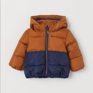 Baby boys hooded puffer jacket 9-12 months